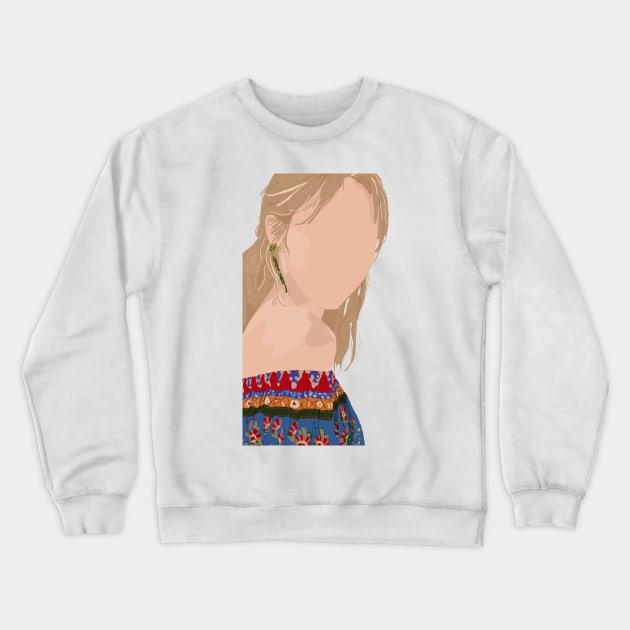 Red Moon - Moonbyul Crewneck Sweatshirt by cahacc